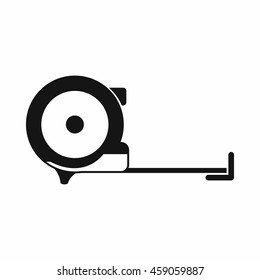 Construction roulette icon in simple style isolated on white background. Tool symbol