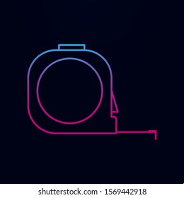 Construction roulette nolan icon. Simple thin line, outline vector of measure icons for ui and ux, website or mobile application