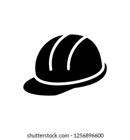 Construction Safety Helmet Icon Illustration Stock Vector (Royalty Free ...