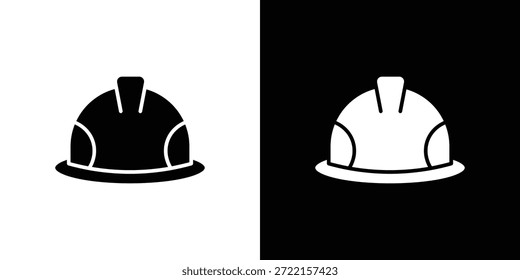 Construction safety helmet icon vector illustration - high quality black style vector icons