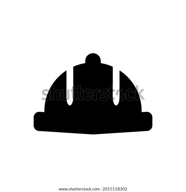 Construction Safety Helmet Line Icon Stock Vector Royalty Free