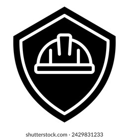 Construction Safety icon line vector illustration