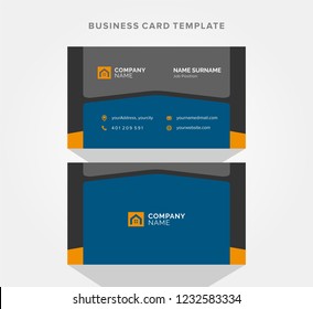 Construction Sale Housing Business Card Design Stock Vector Royalty Free 1232583334