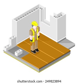 Construction Scene with worker, Building site Construction site with builder,.