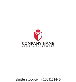 construction security logo design inspiration Vector illustration EPS 10