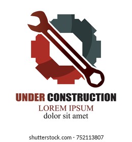 construction service logo concept