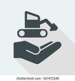 Construction services - Minimal vector icon