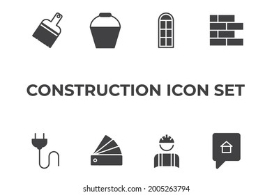 construction set icon, isolated construction set sign icon, vector illustration