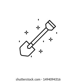 Construction, shovel icon. Element of construction icon
