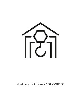 Construction site icon