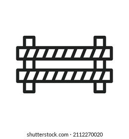 Construction Site icon vector image. Can also be used for Physical Fitness. Suitable for mobile apps, web apps and print media.