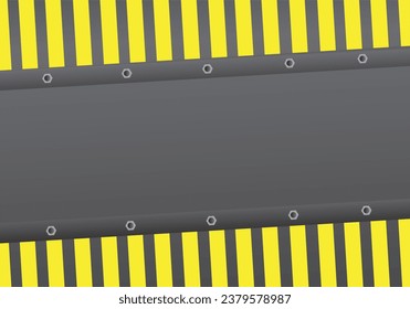 Construction site safety banner background