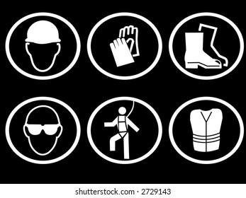 construction site safety equipment symbols