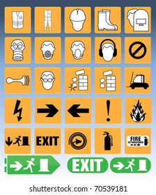construction site safety icons