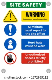 Mandatory Safety Signs High Res Stock Images Shutterstock