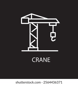 Construction Site vector icon ready to use for apps and websites