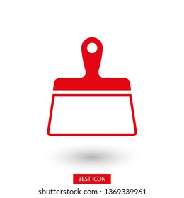 Construction spatula icon