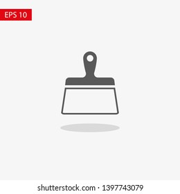 Construction spatula icon. Vector web design