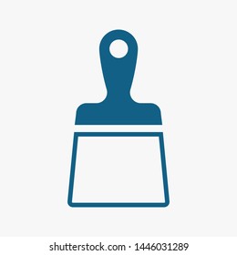 Construction spatula icon. Vector web design
