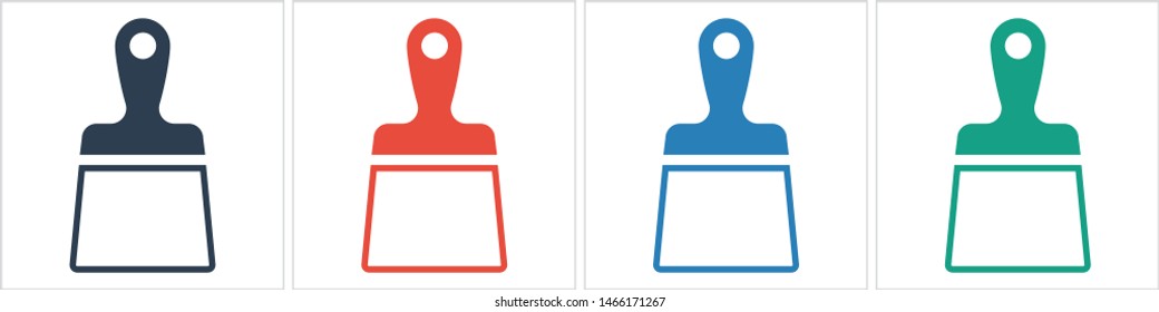 Construction spatula icon. Vector web design