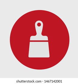 Construction spatula icon. Vector web design