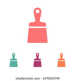 Construction spatula icon. Vector web design