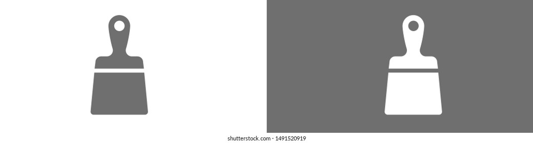 Construction spatula icon. Vector web design