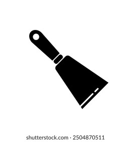  construction spatula, putty - simple vector icon