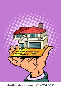 construction and suburban real estate credit or debit bank card