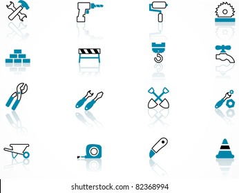 Construction symbols, contour series