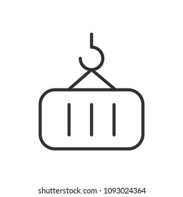 Construction Tarnsportation Modern Simple Outline Vector Icon