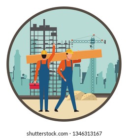Construction teamwork avatar