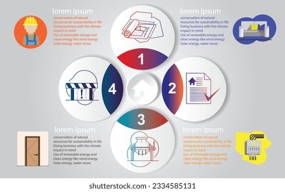 plantilla de construcción, plantillas gráficas, diseños de diseño infográfico, diseño funcional, diagramas, diagramas de flujo, diseño web, banners