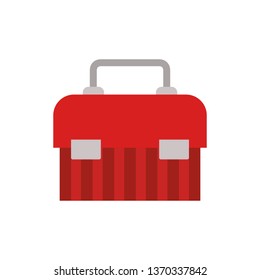 construction tool box isolated icon