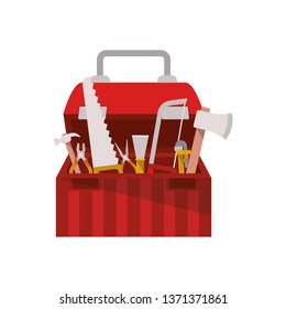 construction tool box isolated icon