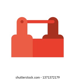 construction tool box isolated icon