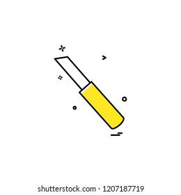 Construction tool cutter labour icon vector 