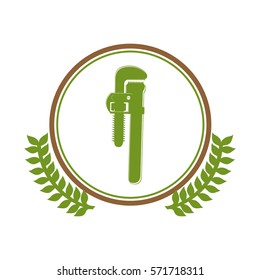 Construction tool equipment icon vector illustration graphic design
