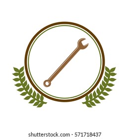 Construction tool equipment icon vector illustration graphic design
