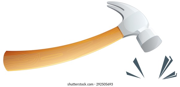 Construction Tool - Hammer - Illustration
