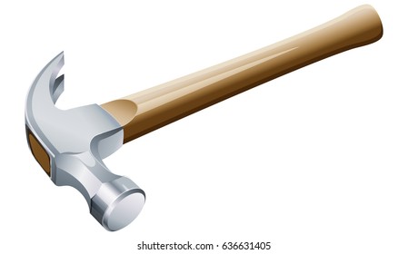 Construction Tool - Hammer - Illustration