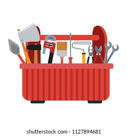 Construction tool inside box