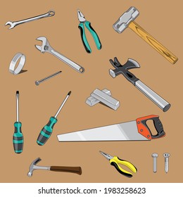 Construction Tool Kit Repair and Renovation 