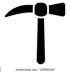 Construction tool pickaxe icon vector