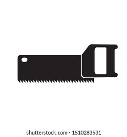 construction tool saw icon on white isolated background. Vector image. esp 10