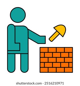 Construction tool of simple icon collections