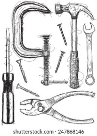 Construction tool sketches