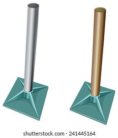 Construction Tool - Soil Compaction - Illustration