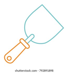 construction tool spatula handle icon