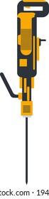 Construction tool vector illustration on white background.
